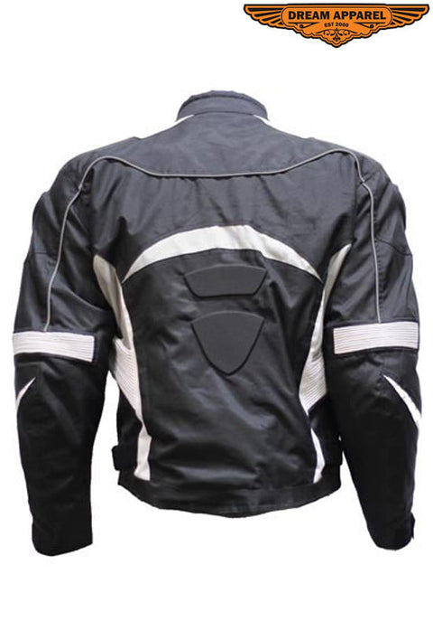 Mens Nylon Motorcycle Jacket