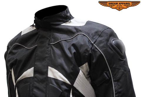 Mens Nylon Motorcycle Jacket