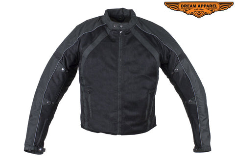 Lightweight Nylon & Mesh Motorcycle Jacket