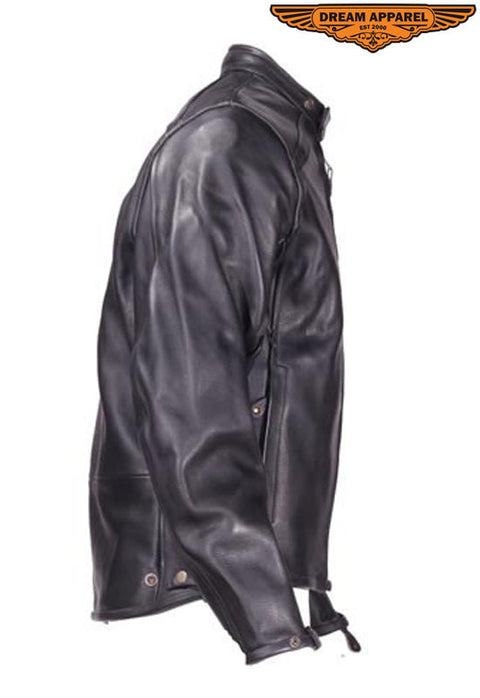 Mens Racer Motorcycle Jacket