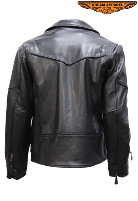 Mens Pistol Pete Motorcycle Jacket With Airvent