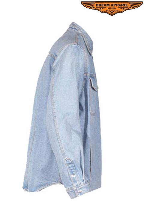 Men's Snapped Denim Shirt