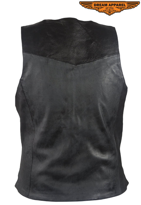 Mens Leather Bullet Replica Vest