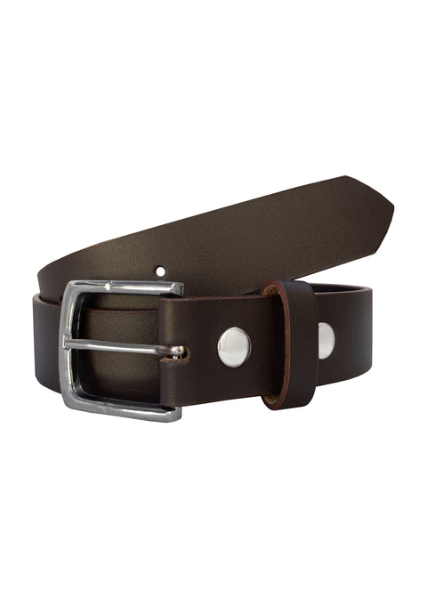 Dream Apparel Brown Leather Belt