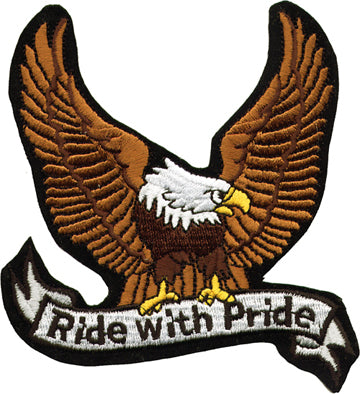 Eagle "Ride with Pride" Motorcycle Patch