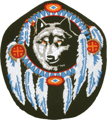 Dreamweaver Wolf Head Patch