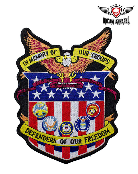 In Memory of Our Troops Patch