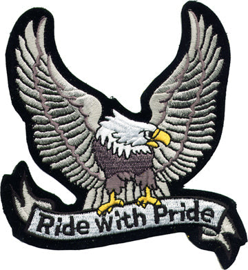 "Ride with Pride" Silver Eagle Patch