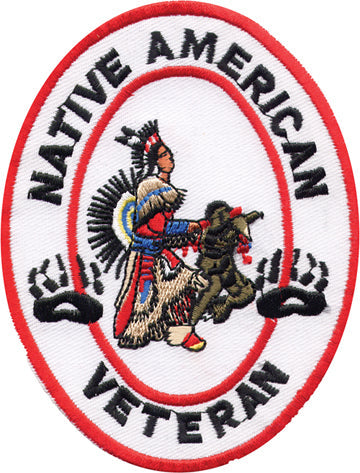 "Native American Veteran" Patch