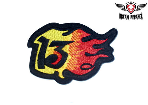 Flaming 13 Patch