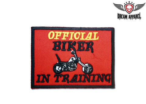 Official Biker In Training Motorcycle Patch