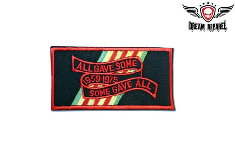 All Gave Some, Some Gave All Motorcycle Patch