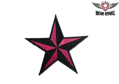 Red Start Motorcycle Patch