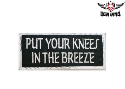 Put Your Knees In The Breeze Motorcycle Patch