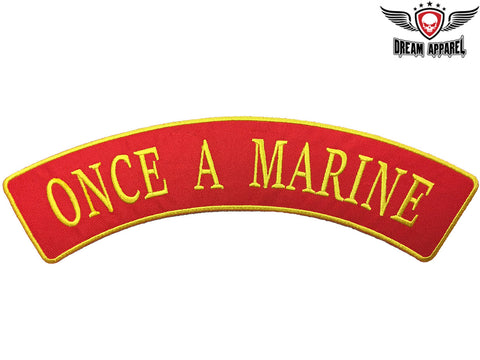 Once A Marine Top Rocker