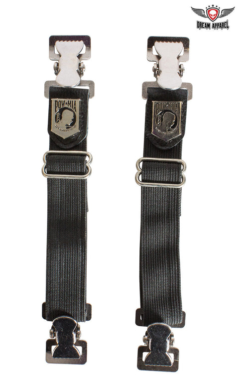 POW/MIA Alligator Boot Clips