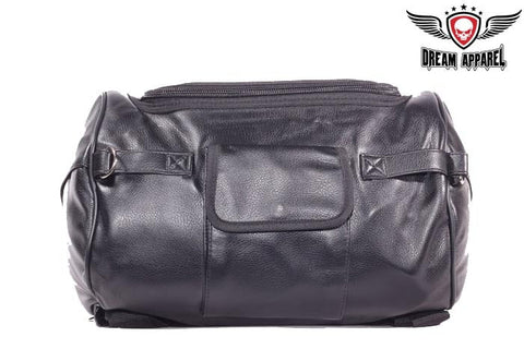 Motorcycle Sissy Bar Bag With Velcro On Back