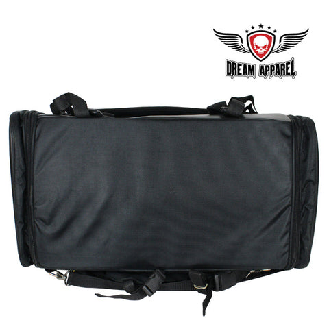 Black Textile Motorcycle Trunk Bag