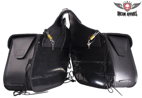 Motorcycle Saddlebag With No Studs