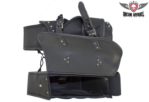 Studded Leather Dyna Saddlebag