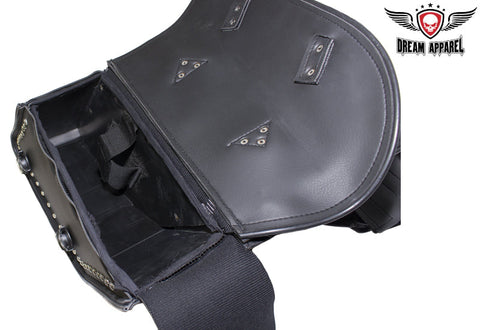 Studded Saddlebag for Harley Davidson Dyna's