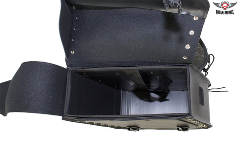 Dream Apparel Black Concealed Carry Saddlebag with Studs