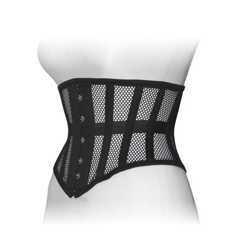 Dream Apparel Heavy Duty Steel Boned Underbust Waist Trainer Black Corset