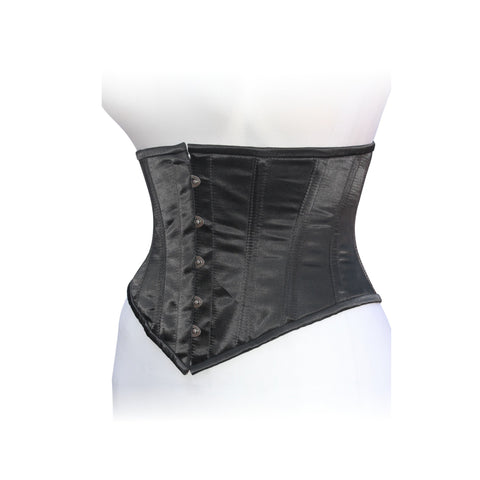 Dream Apparel Heavy Duty Steel Boned Underbust Waist Trainer Black Mesh Extreme Corset