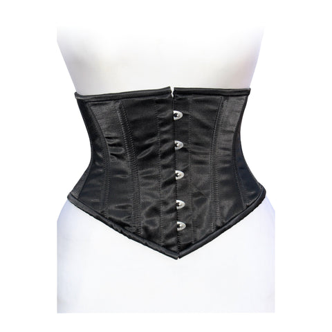 Dream Apparel Heavy Duty Steel Boned Underbust Waist Trainer Black Mesh Extreme Corset