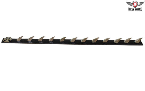 Saw Blade Helmet Spikes With Iron Cross