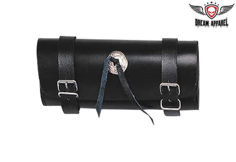 Dream Apparel Motorcycle Tool Bag with Concho 9 Inches