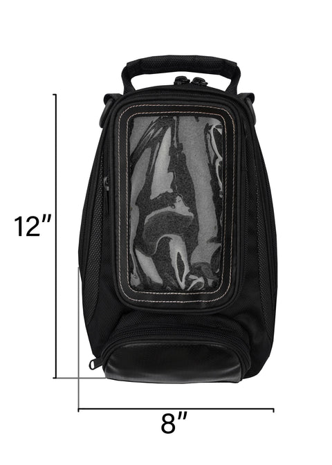 Magnetic Tankbag with Clear Window For GPS