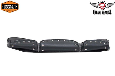 PVC Motorcycle Windshield Bag With Studs