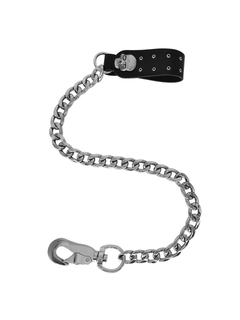 Biker Chain with Skull