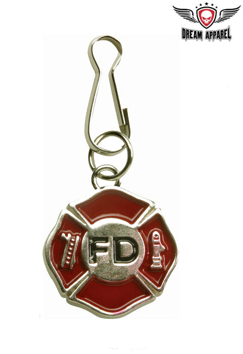 Fire Department Zipper Puller